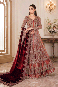 Maria B stitched Net Frock – Ready to Wear