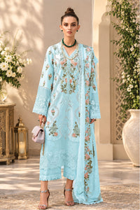 03-Piece Heavy Embroidered Chikankari Lawn Dress Ready To Wear
