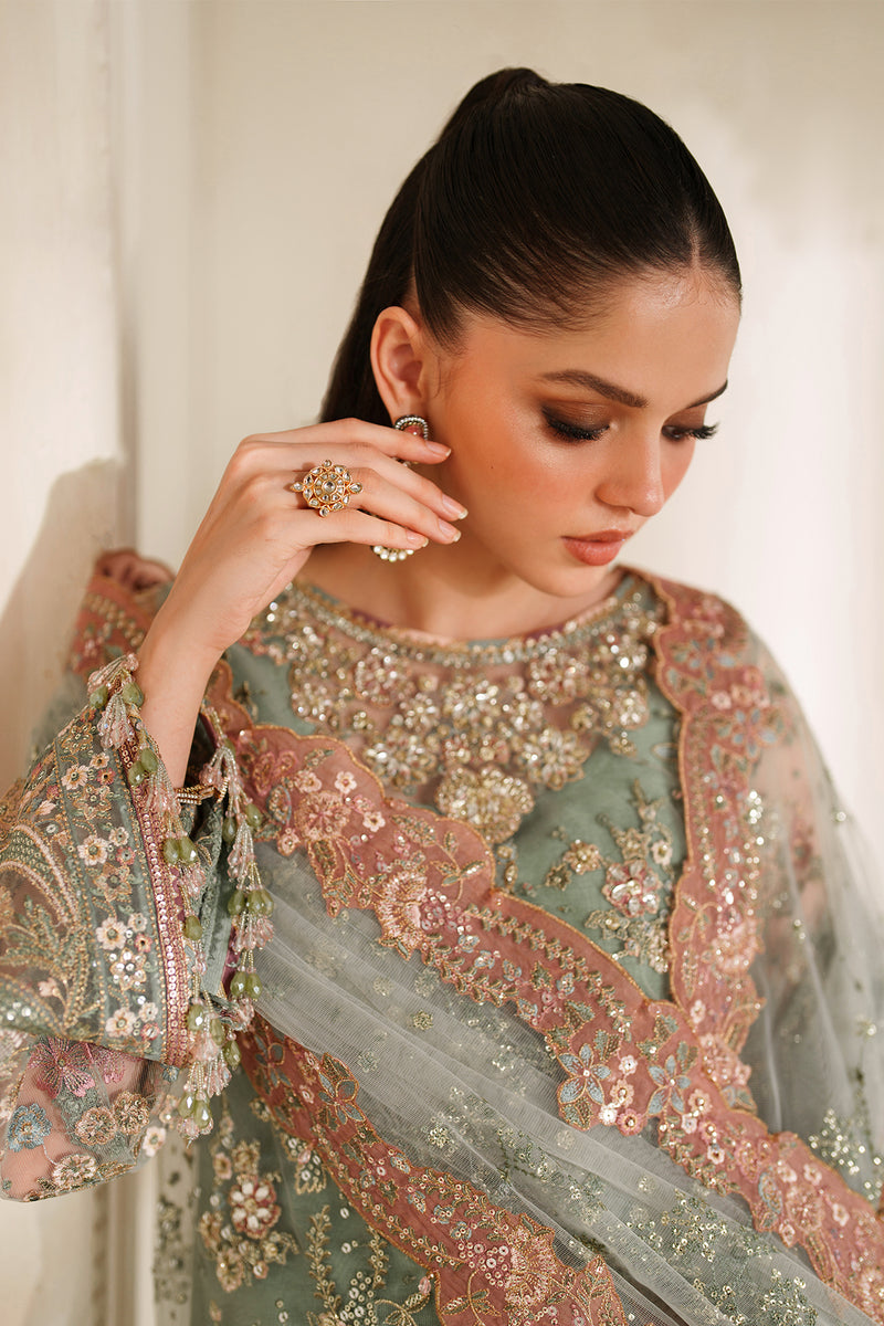 Chantelle by Baroque Luxury Heavy Embroidered Ciffion 03 Peace Suit - Ready To Wear