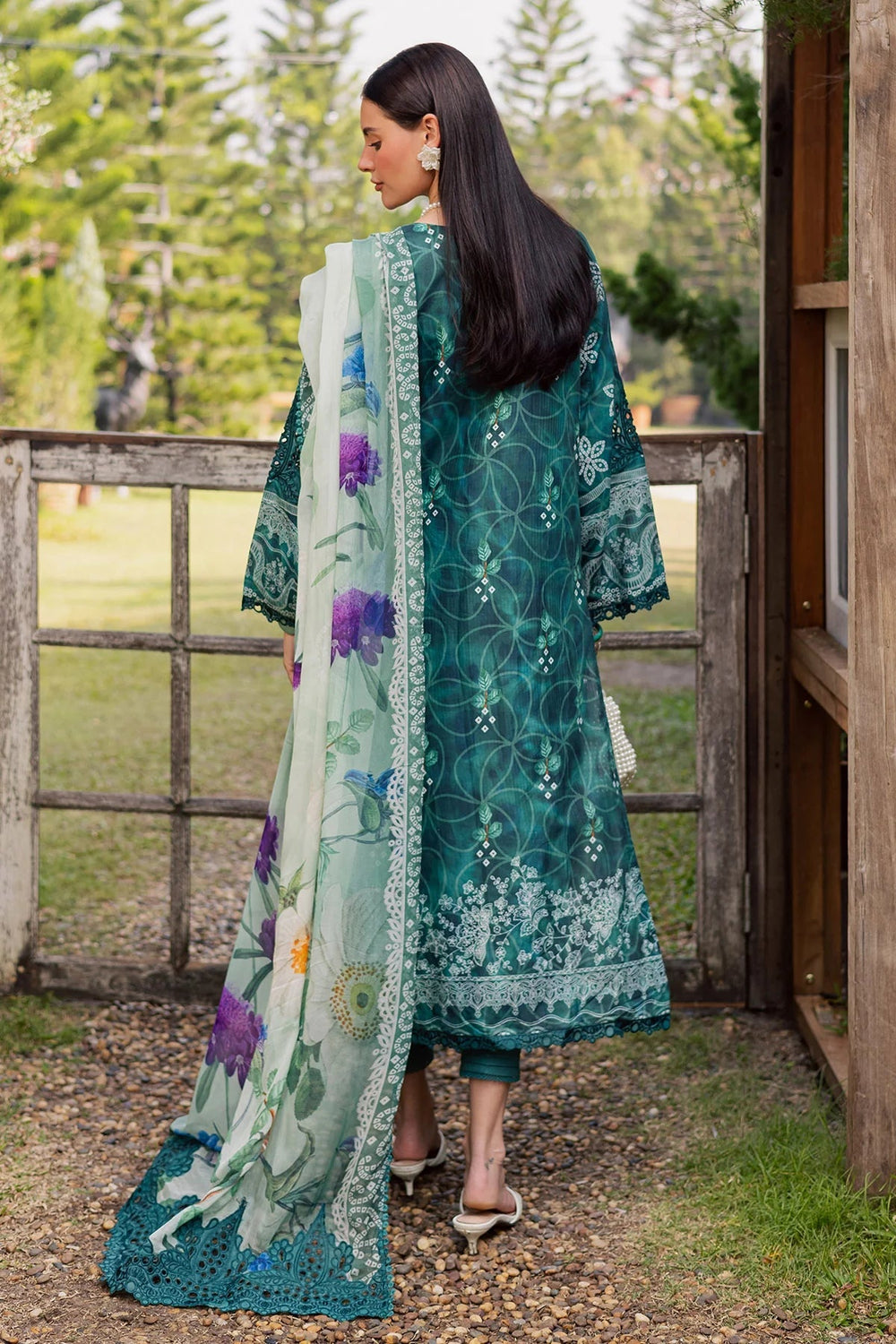 Gardenia By Al Nisa  Embroidered Lawn 03 Peace Suits - Ready To Wear