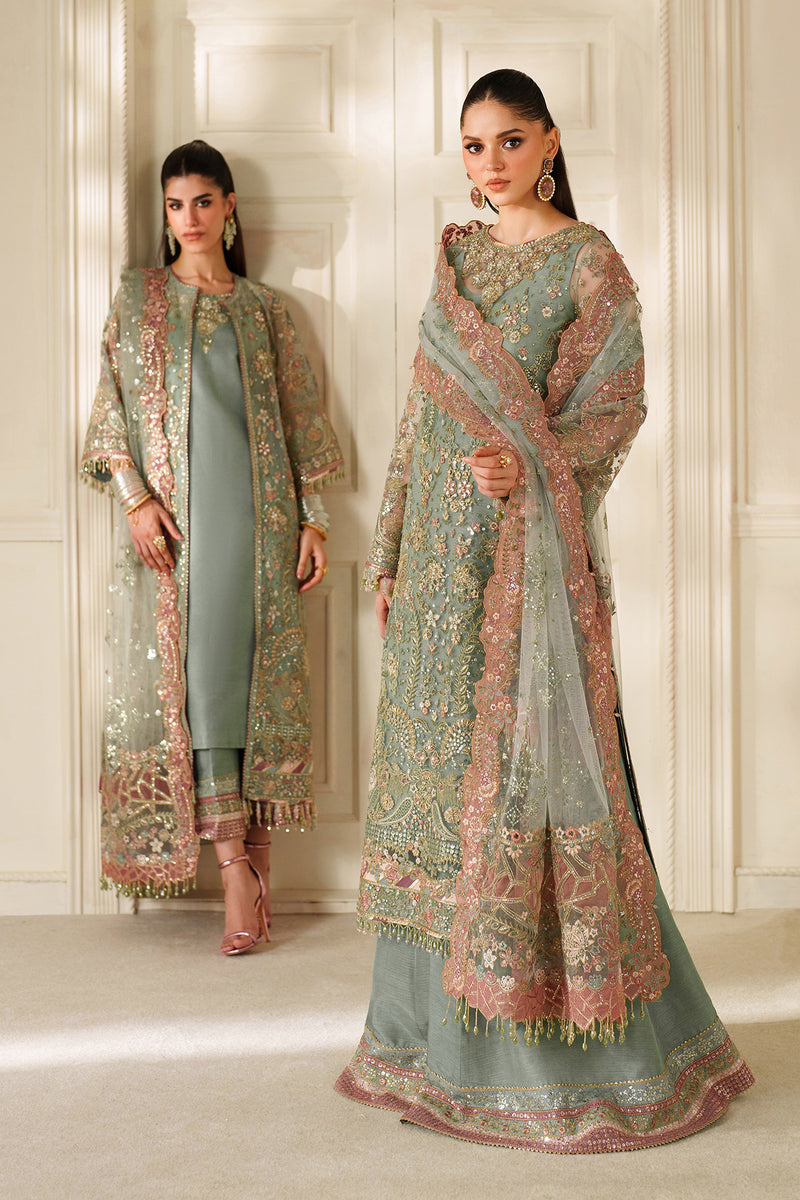Chantelle by Baroque Luxury Heavy Embroidered Ciffion 03 Peace Suit - Ready To Wear
