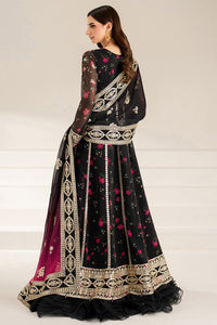 Fiorella by Farasha Embroidered Chiffon Fuchsia Night 03 Piece Suit- Ready To Wear