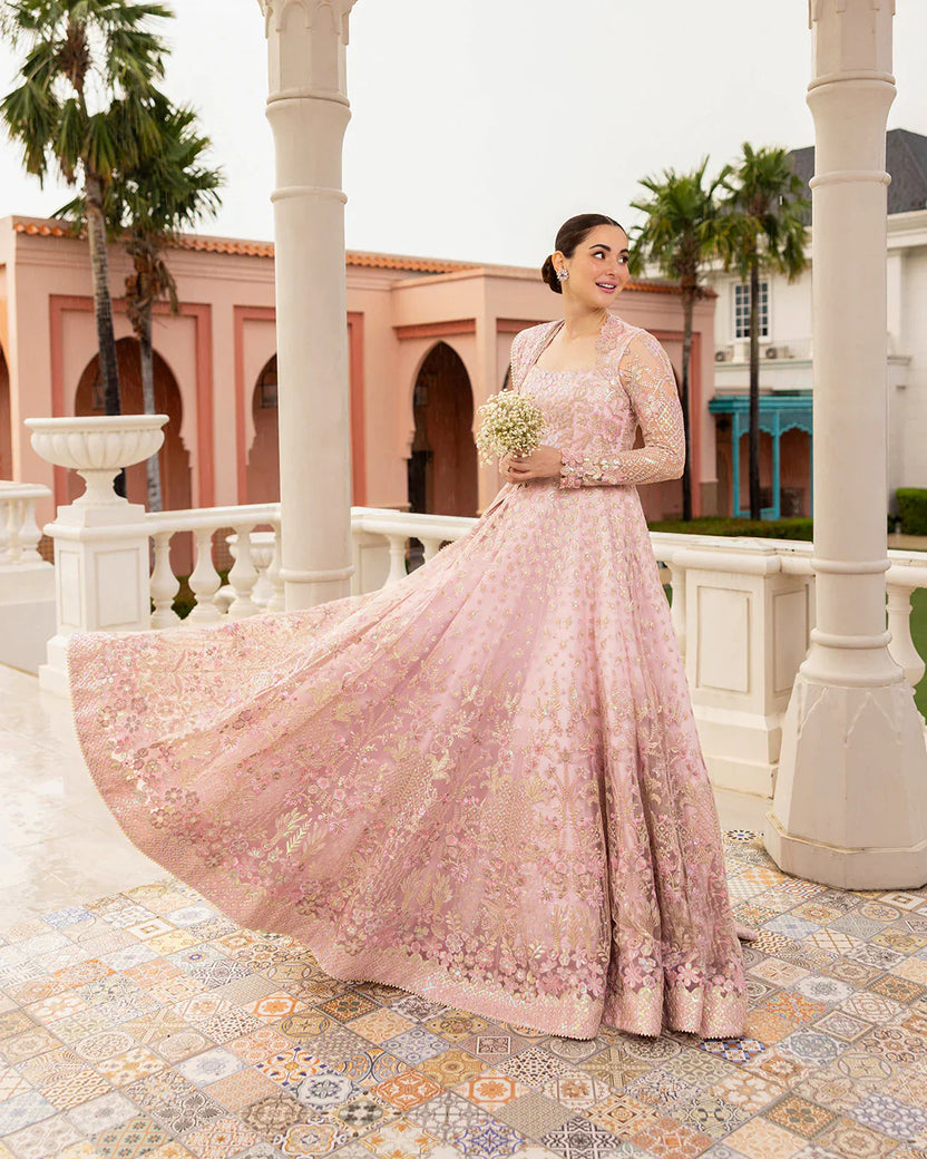 03-Piece Heavy Embroidered Net Maxi  Ready To Wear
