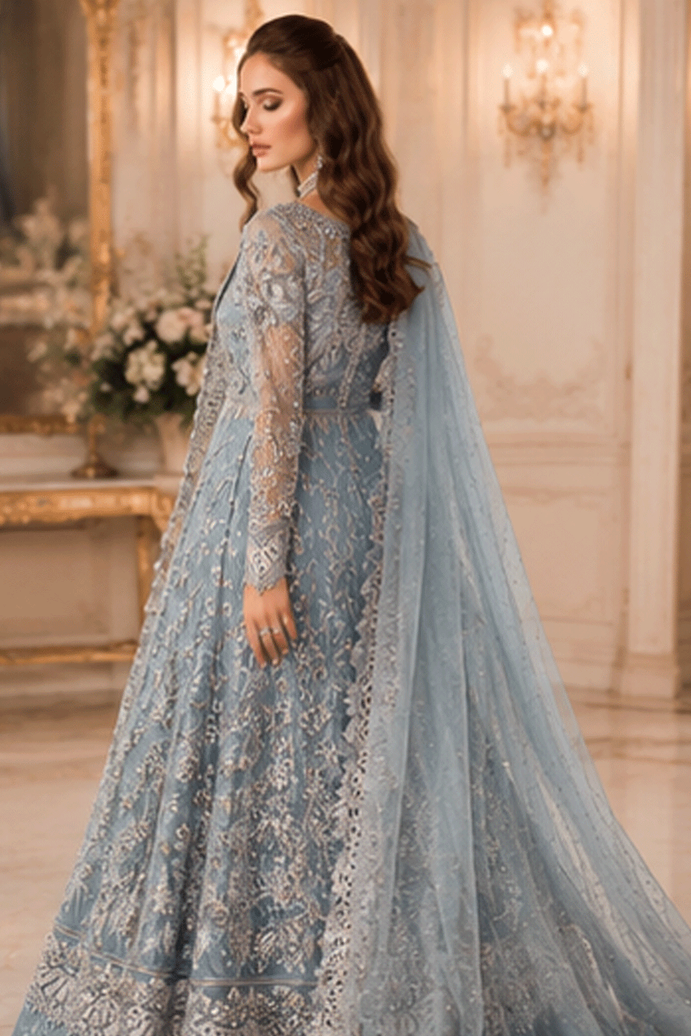Bridal maxi made on Qasab Net - Ready to Wear
