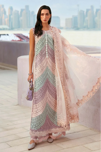 03-Piece Swiss Lawn Suit With Embroidery | Ready To Wear