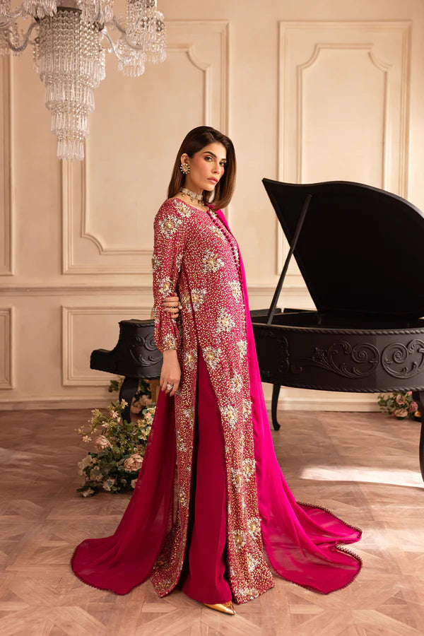 vanya Luxury Heavy Embroidered Ciffion  03 Peace Suit - Ready To Wear