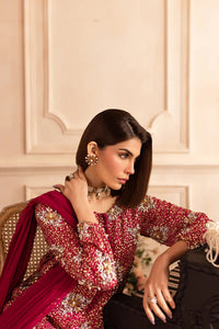 vanya Luxury Heavy Embroidered Ciffion  03 Peace Suit - Ready To Wear