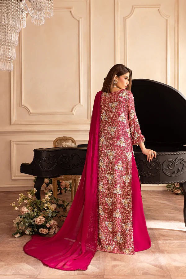 vanya Luxury Heavy Embroidered Ciffion  03 Peace Suit - Ready To Wear