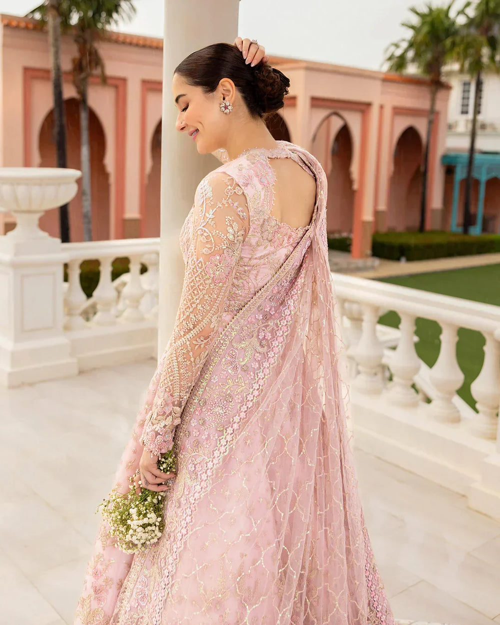 03-Piece Heavy Embroidered Net Maxi | Ready To Wear