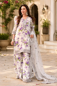 Aneelas Embroidered Lawn 3 Piece suit - Ready To Wear