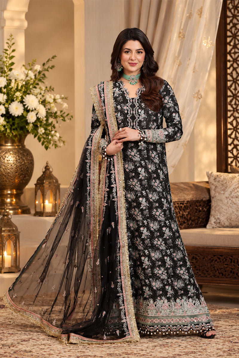 Aneelas Luxury Raw Silk Embroidered  03 Peace Suit - Ready To Wear