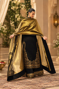Maria B Luxury Silk Kaftan With Sheesha Silk Dupatta 03 Piece Suit- Ready To Wear
