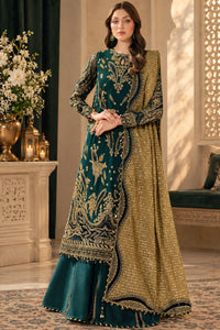 Jazmin Luxury  Heavy Embroidered Ciffion 03 Piece Suit- Ready To Wear