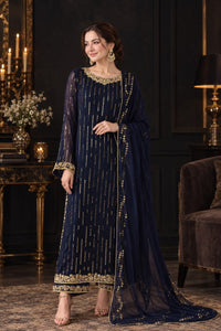 Iznik  Embroidered Ciffion 03 Peace Suit - Ready To Wear