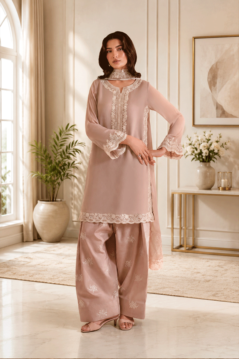 Iznik Festive Formal 3 Peace  Embroidered Chiffon - Ready To Wear