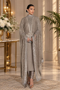 Hussain Rehar Luxury Raw Silk  Embroidered 03 Peace Suit - Ready To Wear