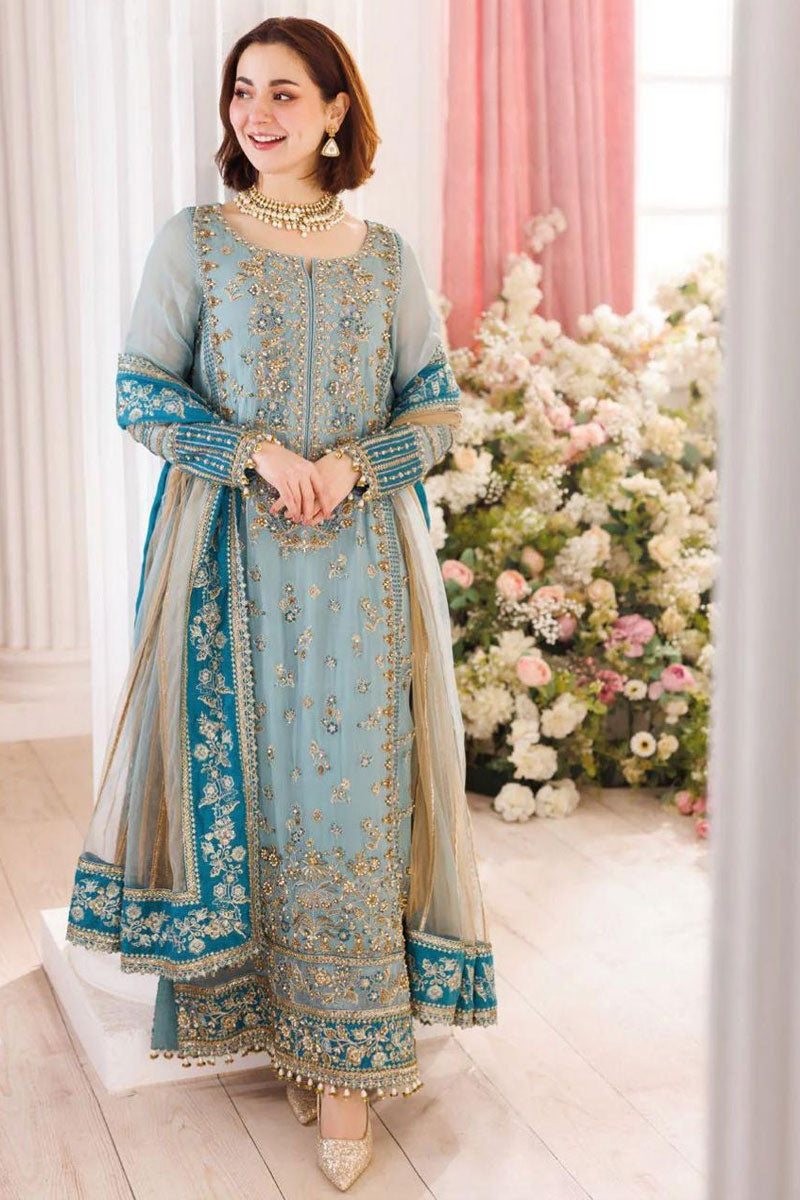 Charizma Luxury Heavy  Embroidered Ciffion 03 Peace Suit - Ready To Wear