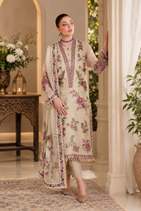 Alizeh Heavy Embroidered Ciffion 03 Piece Suit- Ready To Wear