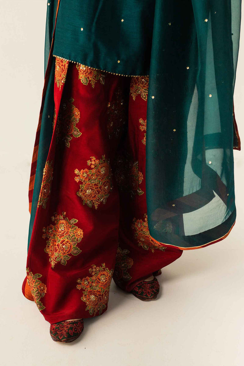 Zarashahjahan Luxury  Embroidered Ciffion 03 Peace Suit - Ready To Wear