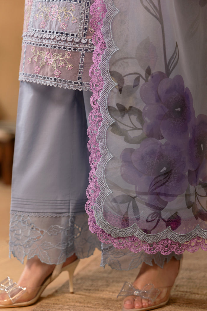 Saira Rizwan Embroidered Lawn Chikankari  03 Peace Suit - Ready To Wear
