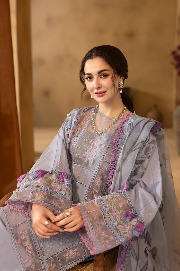 Saira Rizwan Embroidered Lawn Chikankari  03 Peace Suit - Ready To Wear