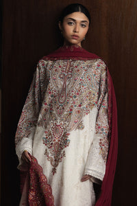 03-Piece Embroidered Lawn Suit With Chiffon Dupatta | Ready To Wear