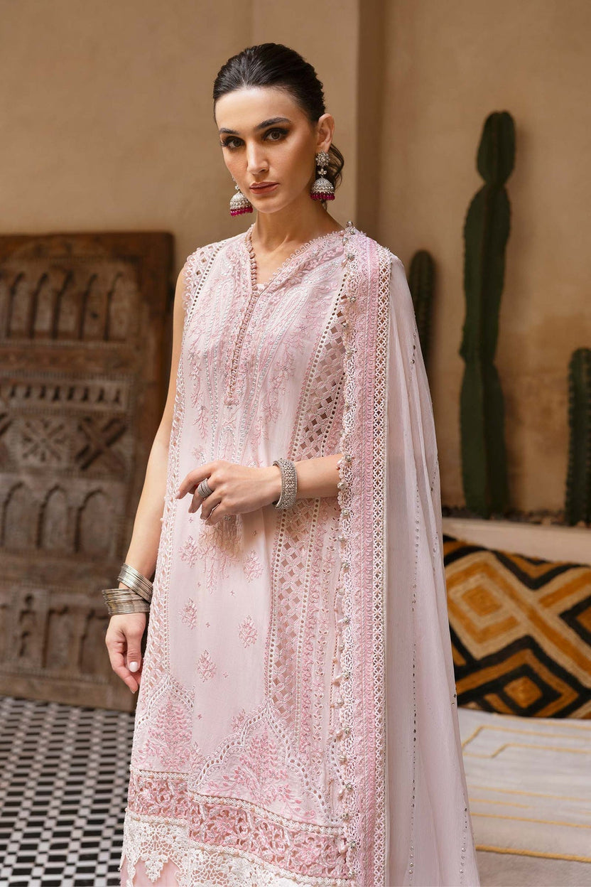 Maria B  03-Piece Heavy Embroidered Chikankari Lawn Dress Ready To Wear