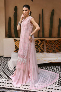 Maria B  03-Piece Heavy Embroidered Chikankari Lawn Dress Ready To Wear