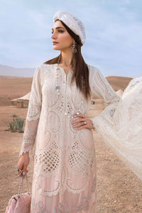 03-Piece Embroidered Lawn Suit With Net Dupatta | Ready To Wear