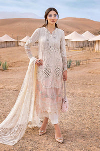 03-Piece Embroidered Lawn Suit With Net Dupatta | Ready To Wear