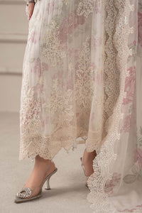 Maria B Luxury Embroidered Ciffion 03 Piece Suit- Ready To Wear