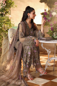 03 Piece Heavy Embroidered Chiffon Suit - Ready To Wear