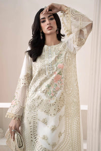 The Pastel Blossom Schiffli & Floral Embroidered Cotton 3 Peace  Suit - Ready To Wear