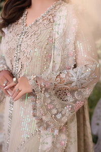 Pearl Ivory & Pastel Blush Accent: Embroidered Chiffon 03 Peace  Suit - Ready To Wear