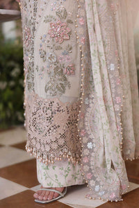 Pearl Ivory & Pastel Blush Accent: Embroidered Chiffon 03 Peace  Suit - Ready To Wear