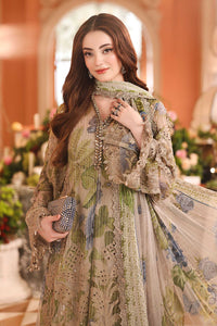 Maria B Heavy  Embroidered Ciffion 03 Piece Suit- Ready To Wear