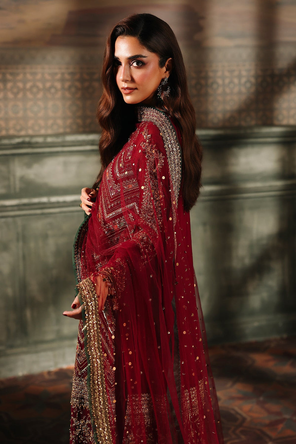 Charizma Dastan-e-Jashan  Embroidered Ciffion 03 Peace Suit - Ready To Wear
