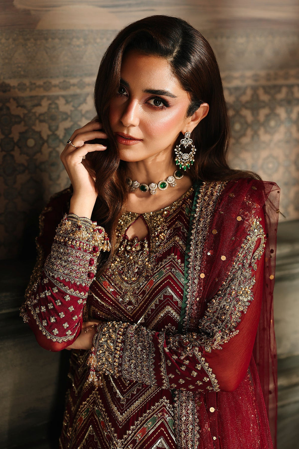 Charizma Dastan-e-Jashan  Embroidered Ciffion 03 Peace Suit - Ready To Wear