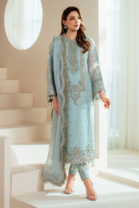 Alizeh Embroidered Heavy Embroidered Organza 03 Peace Suit - Ready To Wear