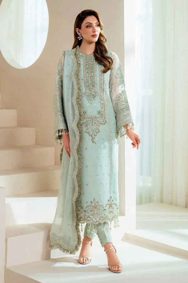 03-Piece Heavy Embroidered Chiffon Suit | Ready To Wear