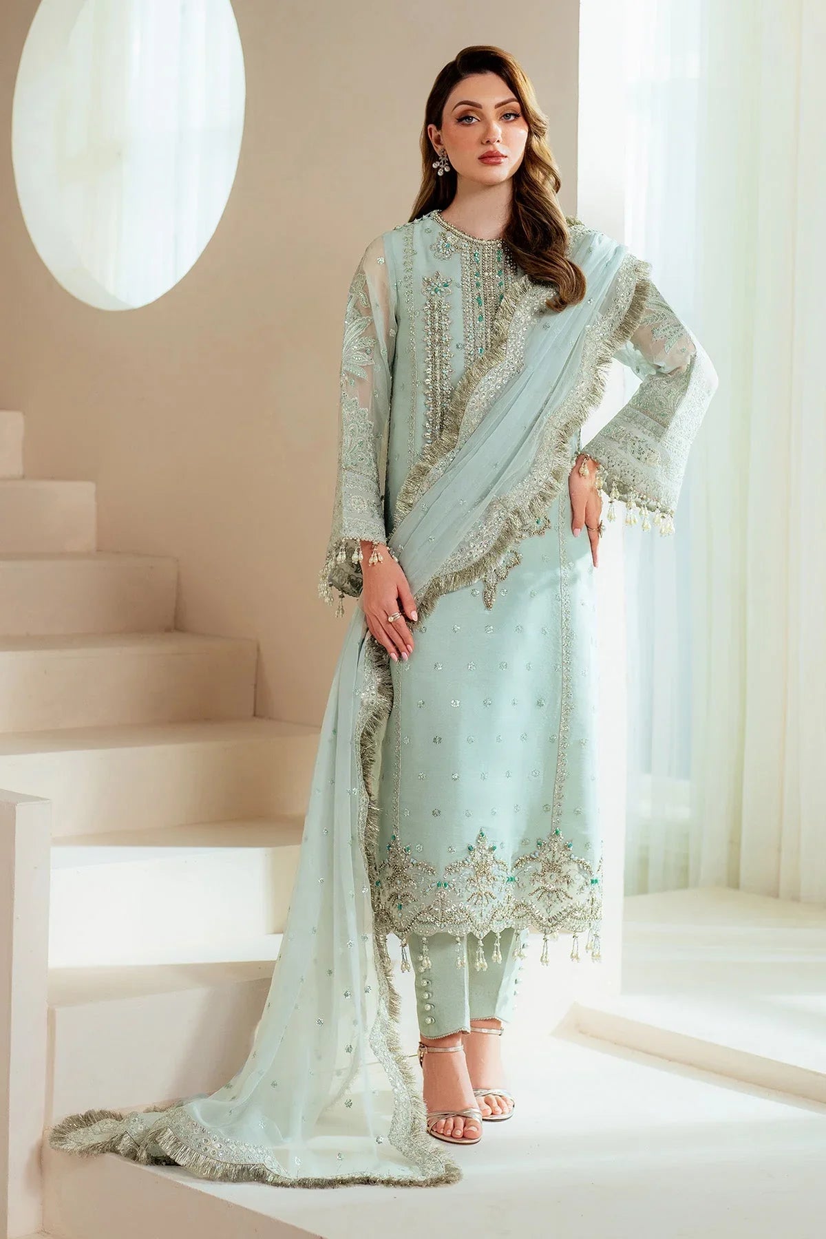03-Piece Heavy Embroidered Chiffon Suit | Ready To Wear