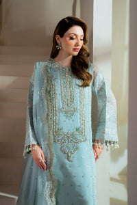 Alizeh Embroidered Heavy Embroidered Organza 03 Peace Suit - Ready To Wear