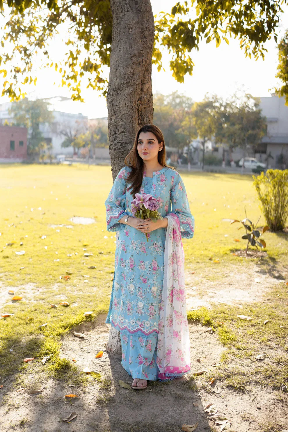 03-Piece Printed Lawn Suit | Ready To Wear