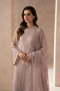 Pastel Blush: Heavy Embroiderd Chiffon Suit - Ready To Wear