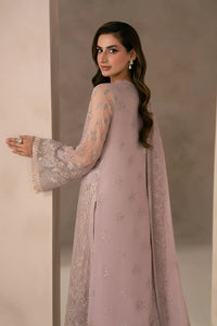 Pastel Blush: Heavy Embroiderd Chiffon Suit - Ready To Wear