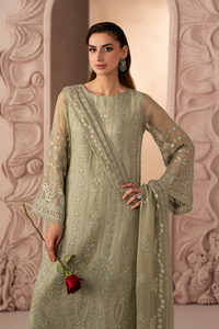 Lavish Izhare Muhabbat Heavy Embroidered Ciffion 03 Peace Suit - Ready To Wear