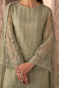 Lavish Izhare Muhabbat Heavy Embroidered Ciffion 03 Peace Suit - Ready To Wear