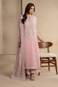 Nila Heavy Embroidered Ciffion 03 Piece Suit- Ready To Wear