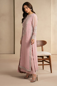 Nila Heavy Embroidered Ciffion 03 Piece Suit- Ready To Wear