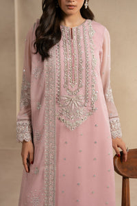 Nila Heavy Embroidered Ciffion 03 Piece Suit- Ready To Wear